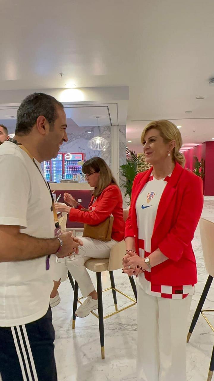 بالصور..رئيس شباب النواب يلتقي رئيس وزراء كرواتيا السابقة .. ويشيد بتنظيم قطر المبهر